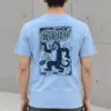 "Dancing Striped Tiger" Heavyweight Unisex Crewneck T-shirt | Gildan 5000