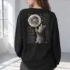 "Dandelion Cat" Unisex Longsleeve T-shirt | Gildan 2400