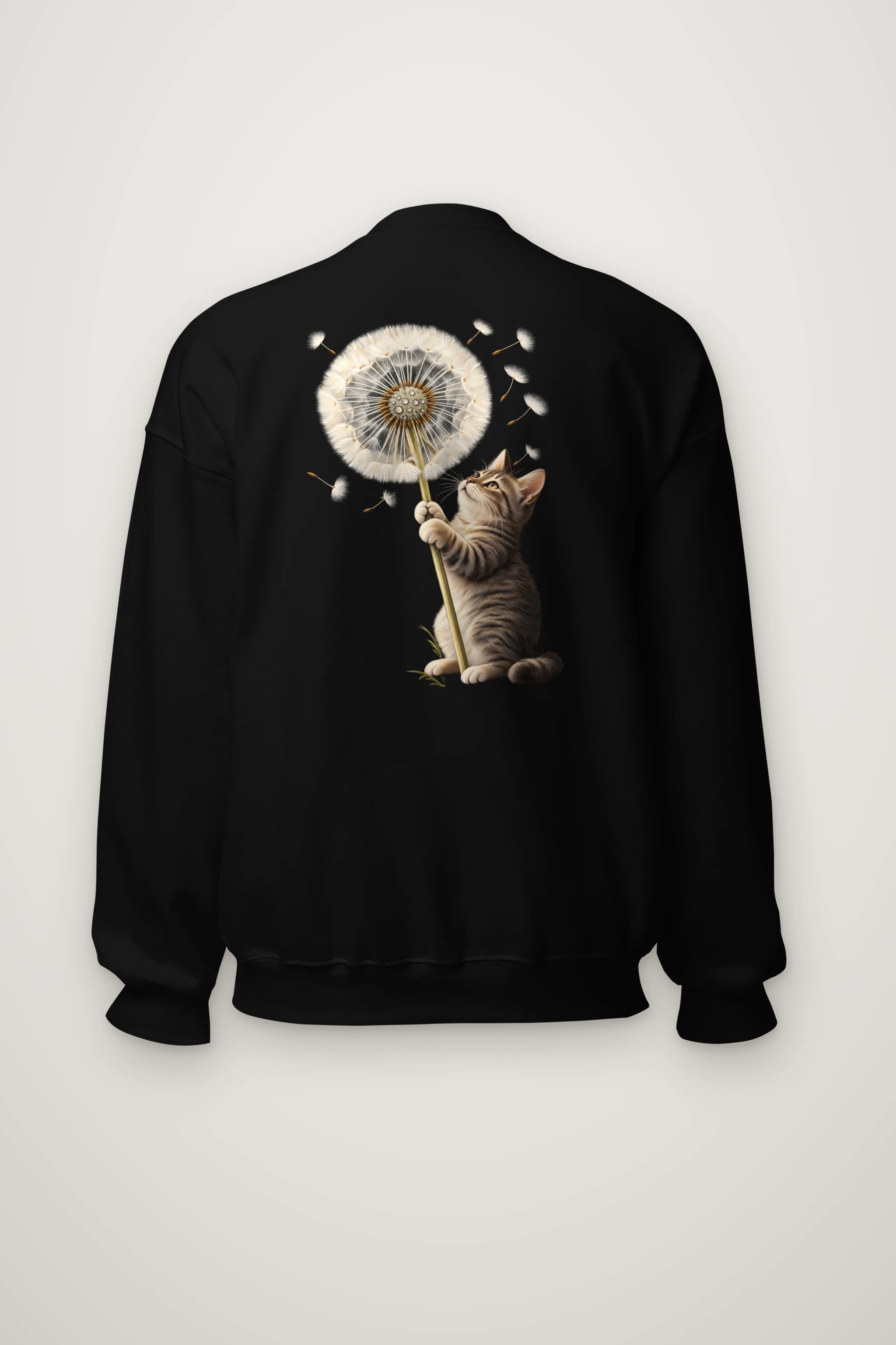 "Dandelion Tabby" Heavy Blend Unisex Crewneck Sweatshirt