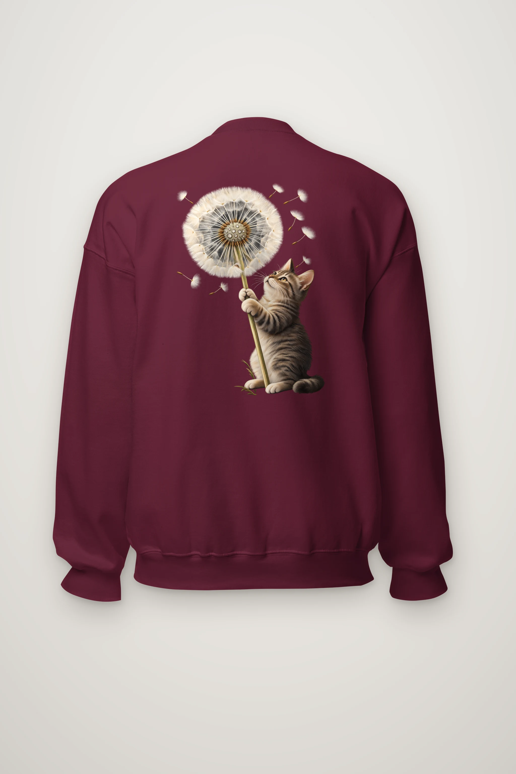 "Dandelion Tabby" Heavy Blend Unisex Crewneck Sweatshirt
