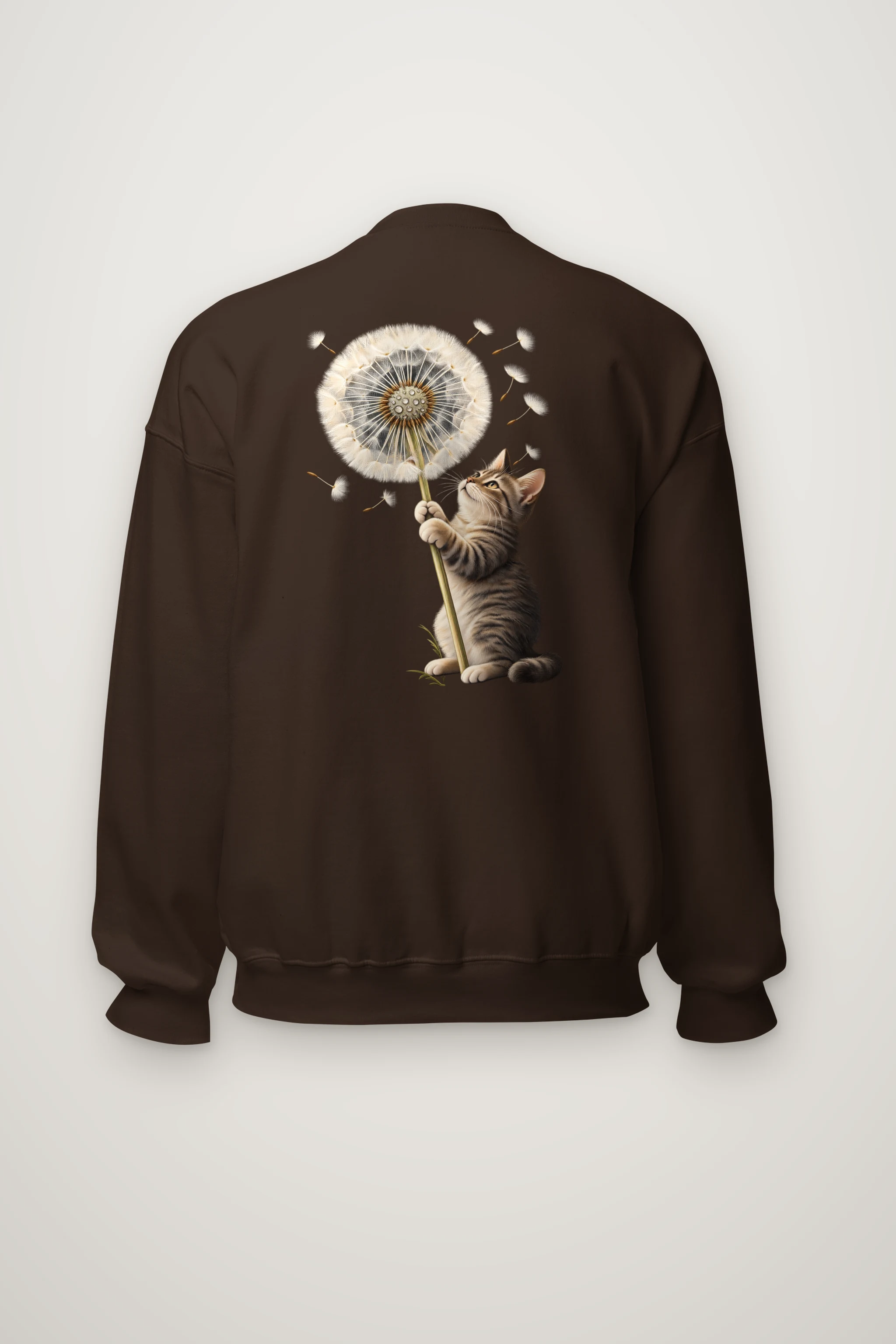 "Dandelion Tabby" Heavy Blend Unisex Crewneck Sweatshirt