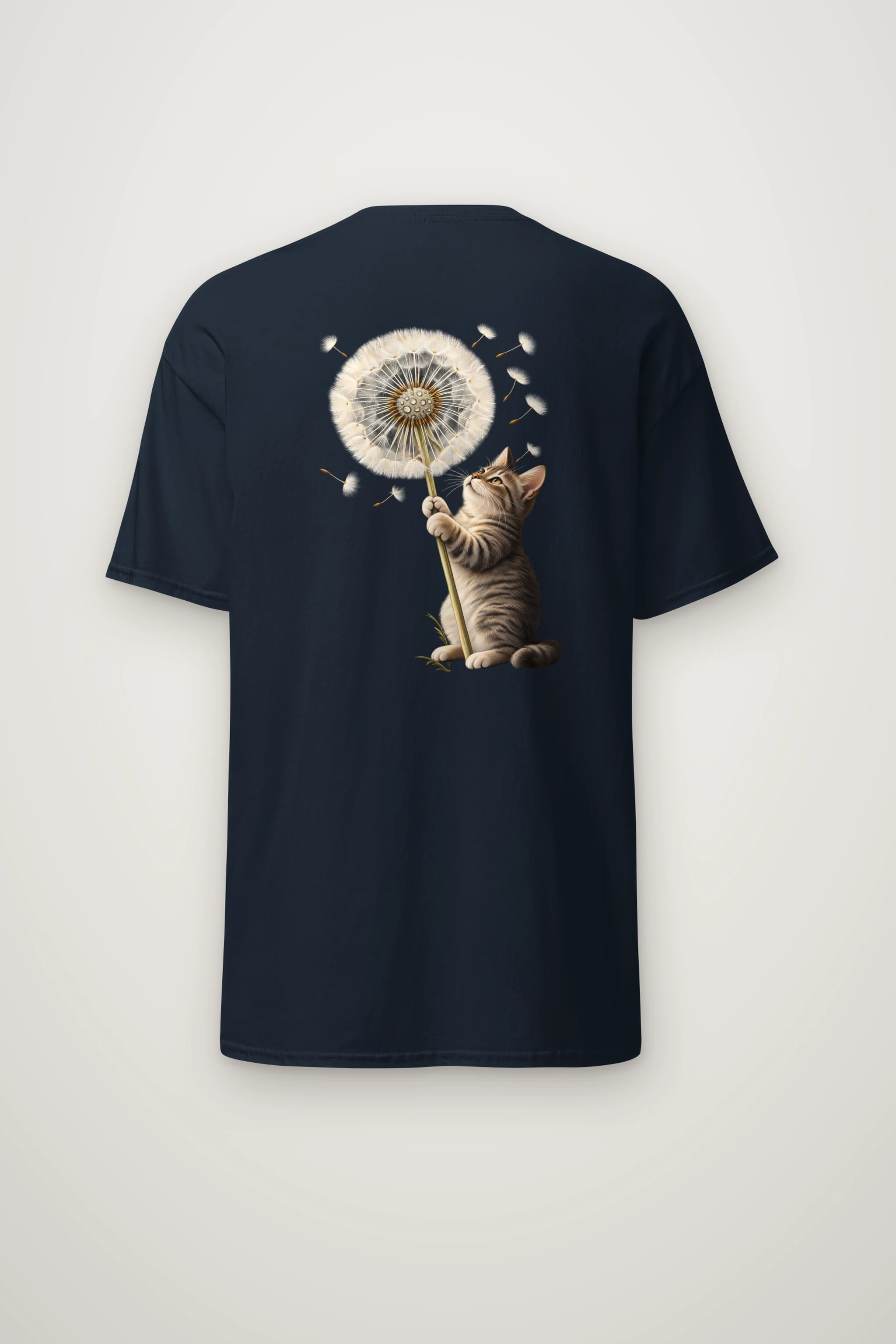"Dandelion Tabby" Heavyweight Unisex Crewneck T-shirt