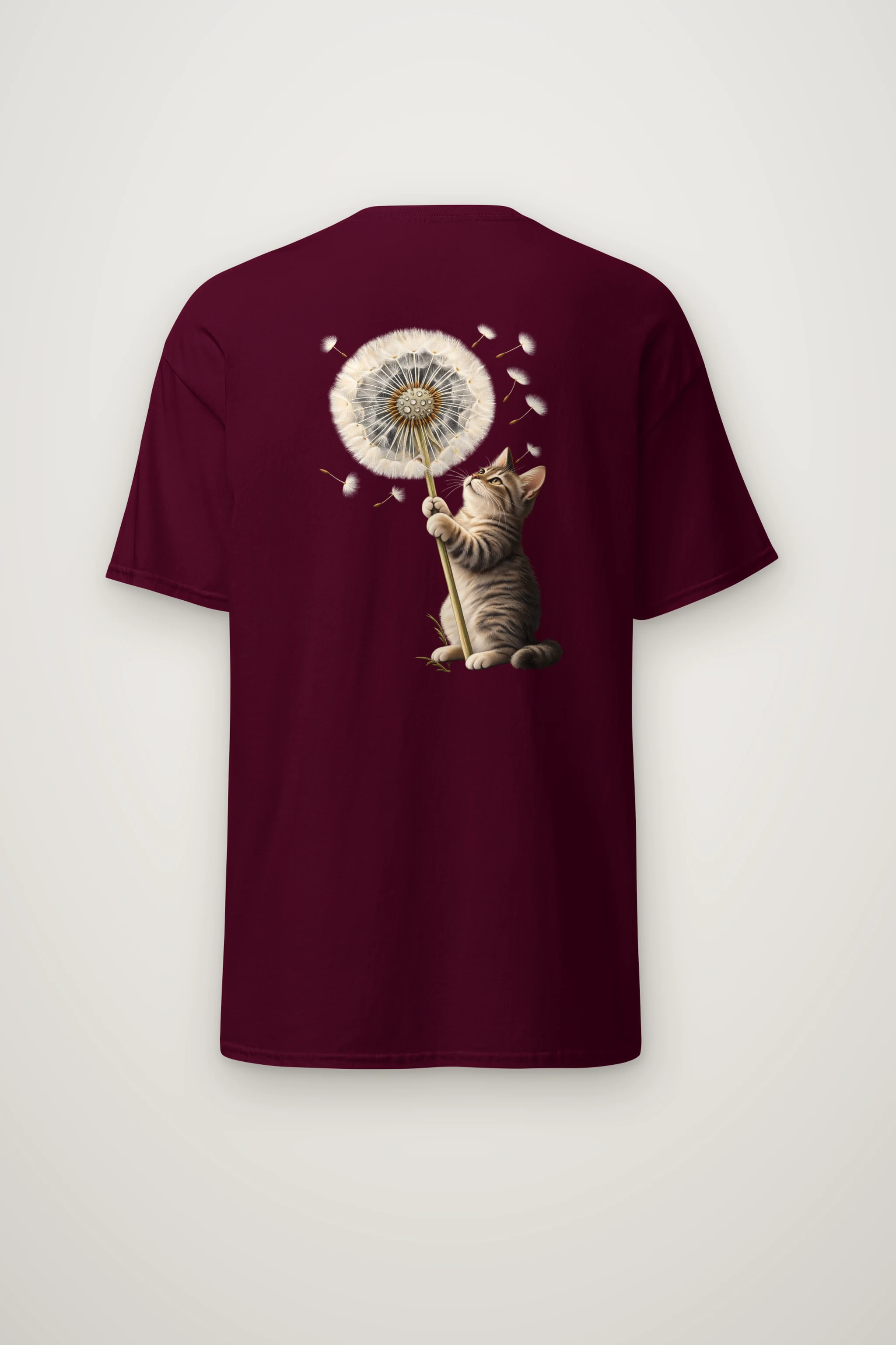 "Dandelion Tabby" Heavyweight Unisex Crewneck T-shirt