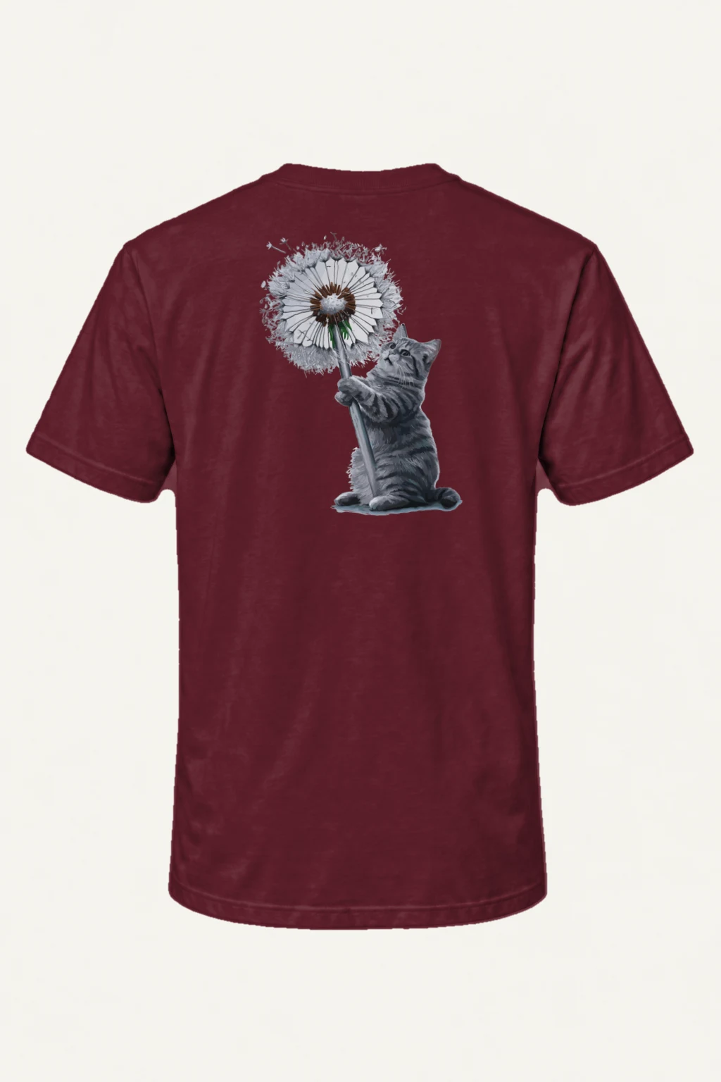 "Dandelion Tabby" Heavyweight Unisex Crewneck T-shirt | Gildan 5000