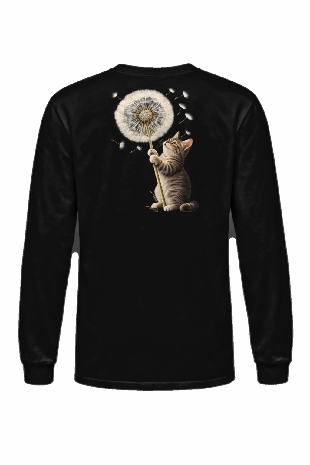 "Dandelion Tabby" Unisex Longsleeve T-shirt | Gildan 2400