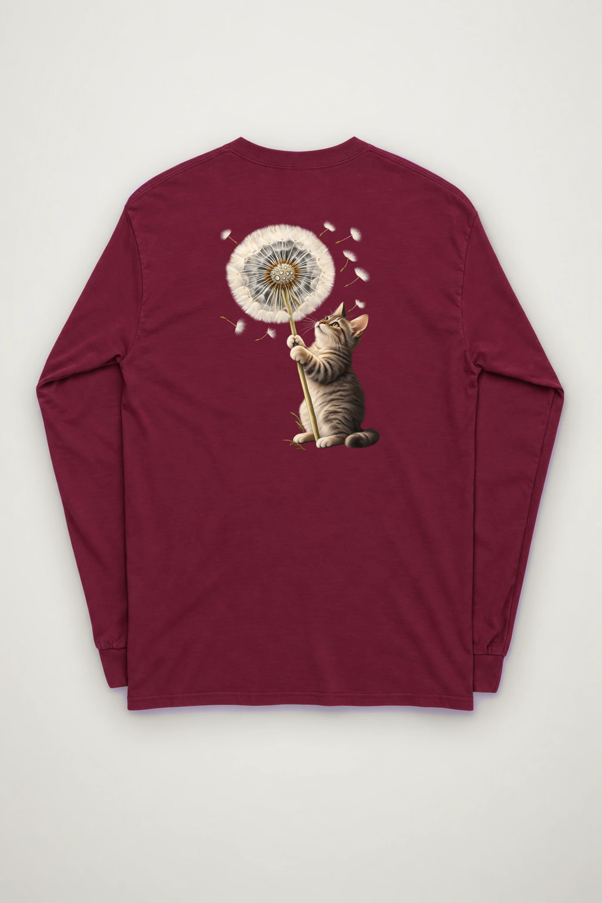 "Dandelion Tabby" Unisex Longsleeve T-shirt