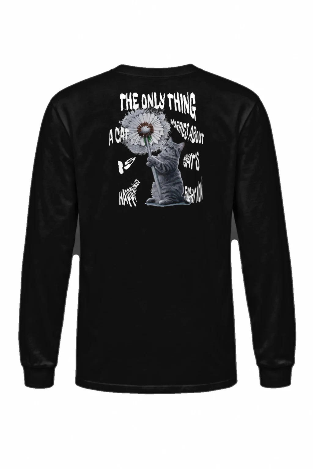 "Dandelion Tabby" Unisex Longsleeve T-shirt | Gildan 2400
