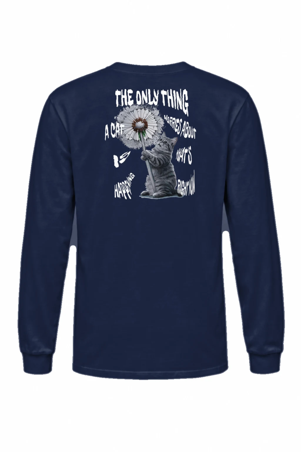 "Dandelion Tabby" Unisex Longsleeve T-shirt | Gildan 2400