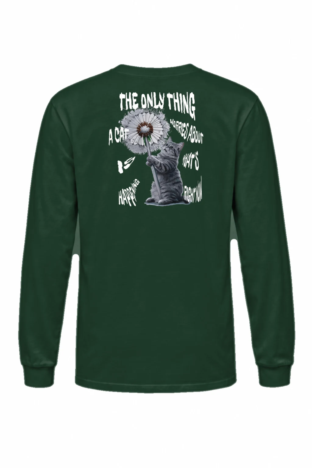 "Dandelion Tabby" Unisex Longsleeve T-shirt | Gildan 2400