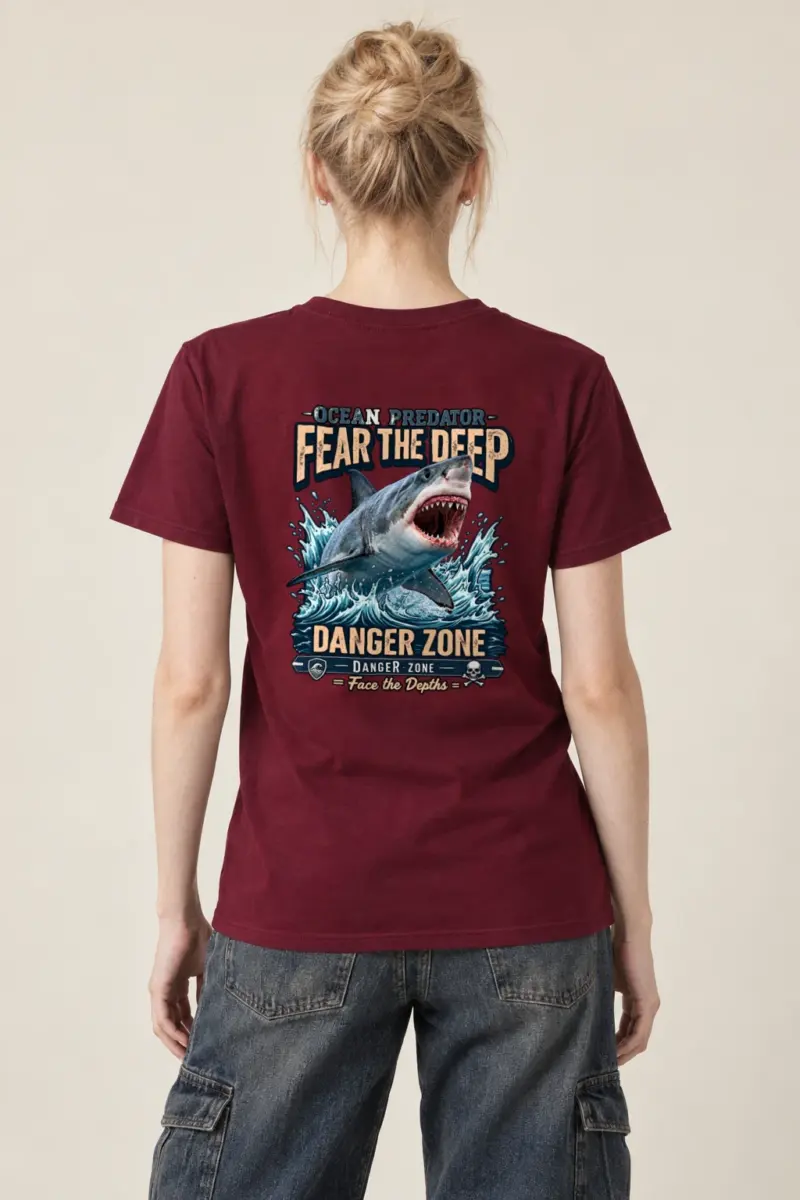 "Danger Zone" Heavyweight Unisex Crewneck T-shirt