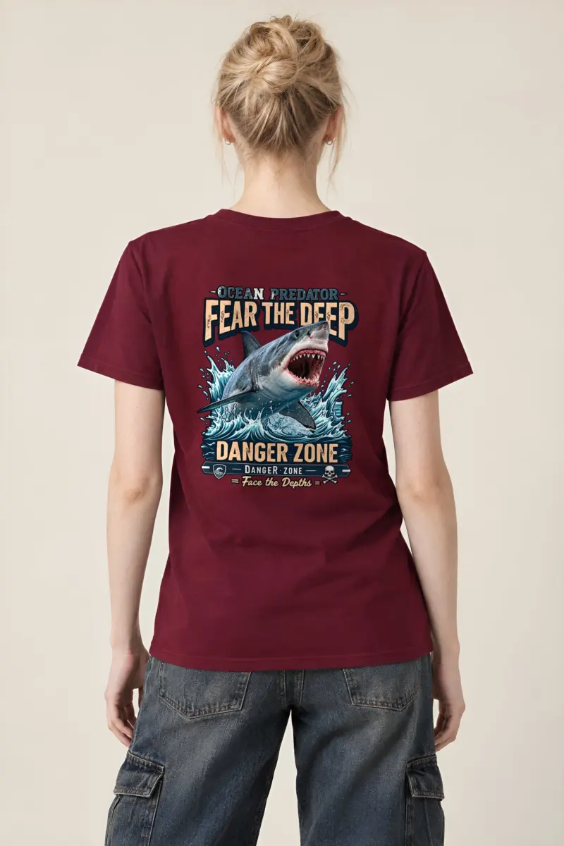 "Danger Zone" Heavyweight Unisex Crewneck T-shirt