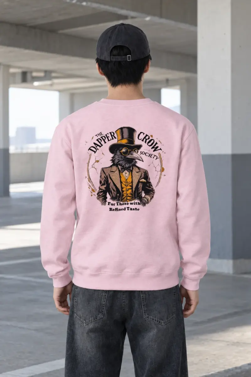 "Dapper Crow Society" Heavy Blend Unisex Crewneck Sweatshirt