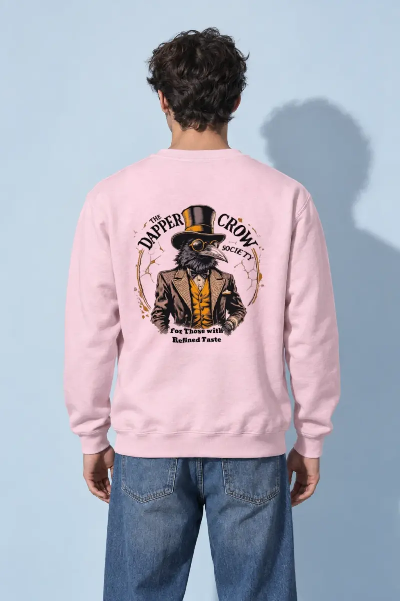 "Dapper Crow Society" Heavy Blend Unisex Crewneck Sweatshirt | Gildan 18000