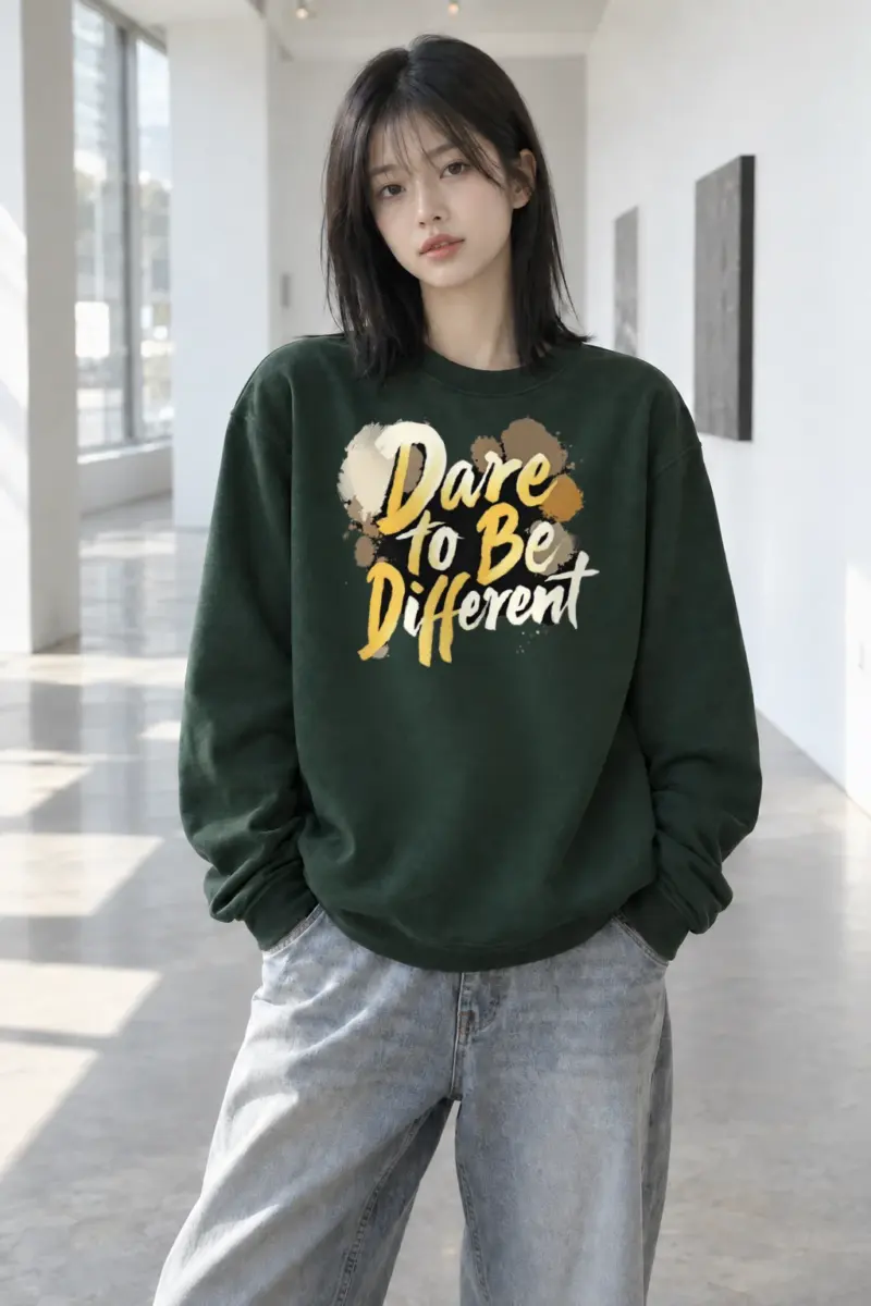 "Dare To Be Different" Heavy Blend Unisex Crewneck Sweatshirt | Gildan 18000