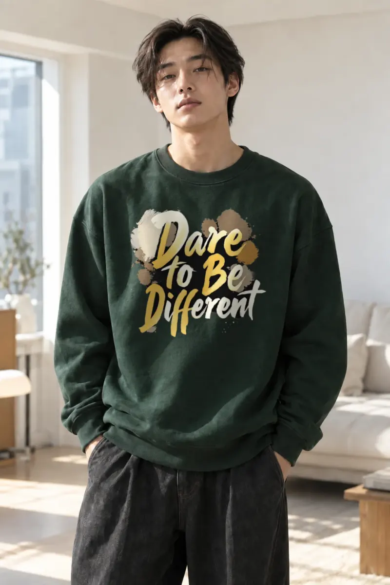 "Dare To Be Different" Heavy Blend Unisex Crewneck Sweatshirt | Gildan 18000