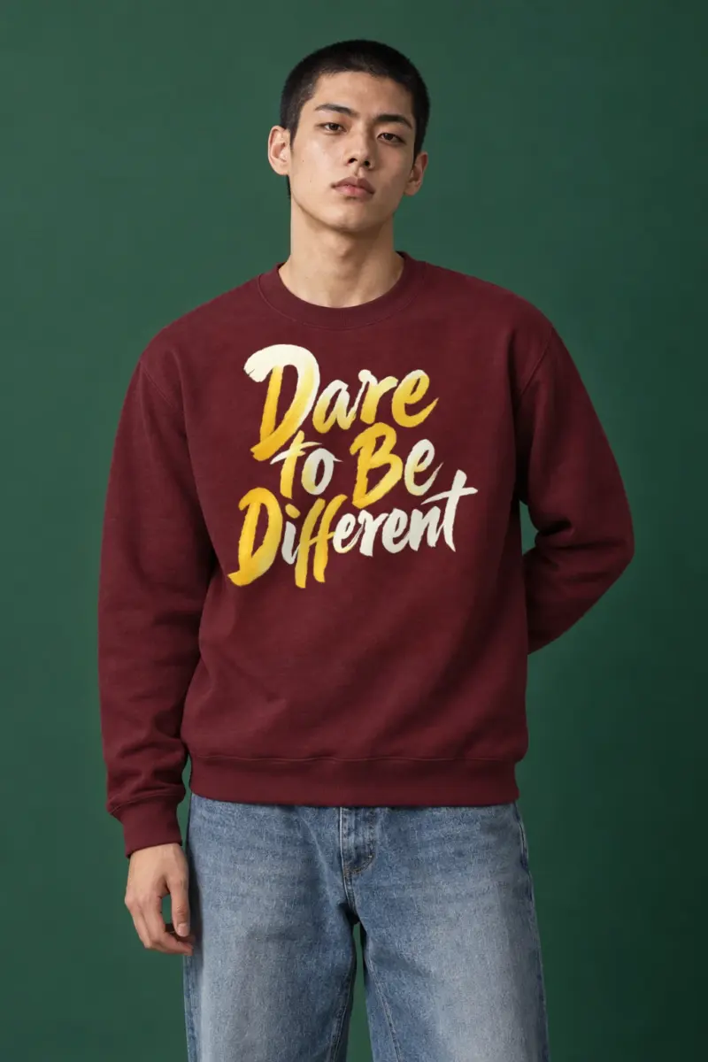 "Dare To Be Different" Heavy Blend Unisex Crewneck Sweatshirt | Gildan 18000