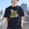 "Dare To Be Different" Heavyweight Unisex Crewneck T-shirt | Gildan 5000