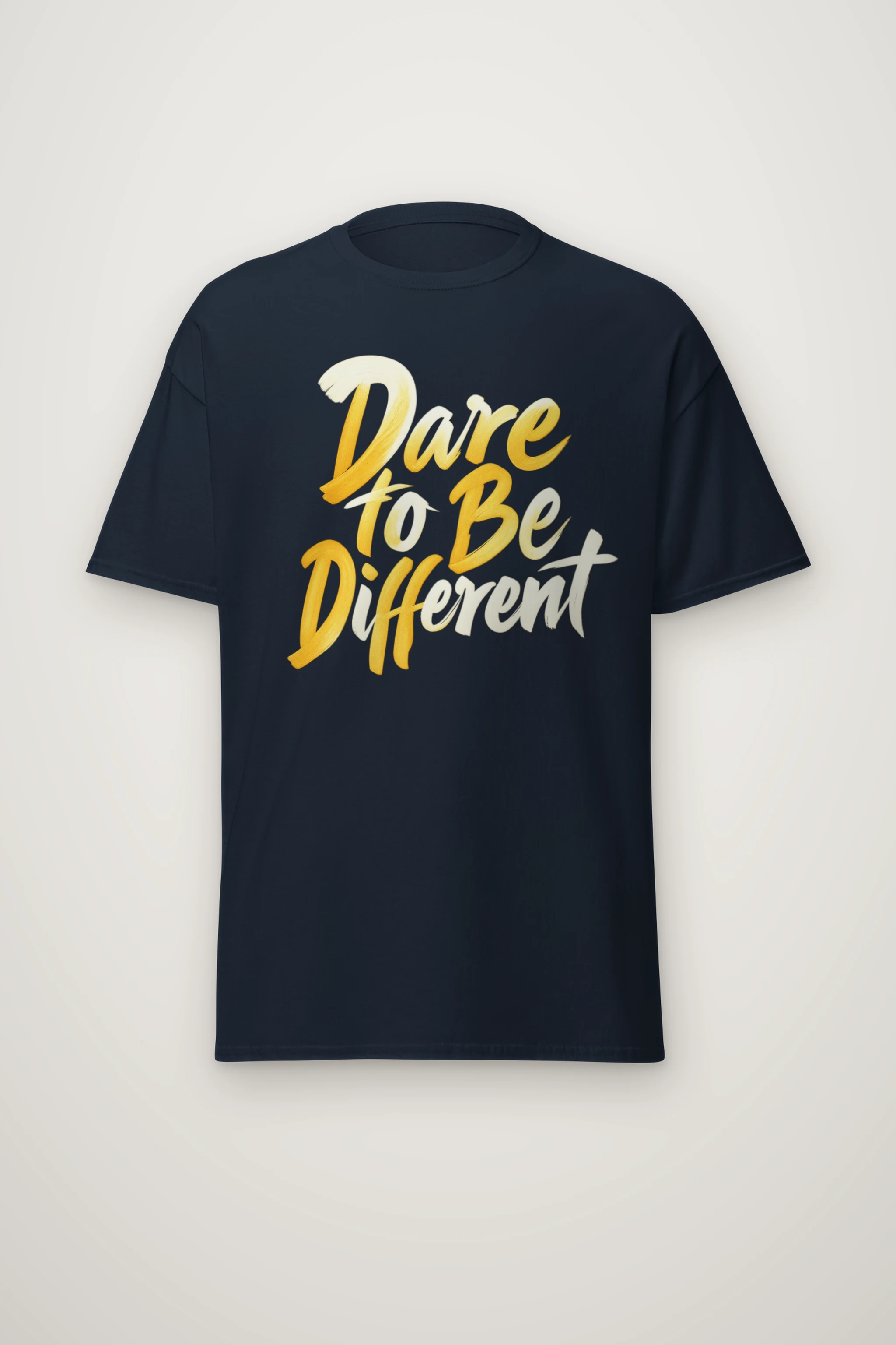 "Dare To Be Different" Heavyweight Unisex Crewneck T-shirt
