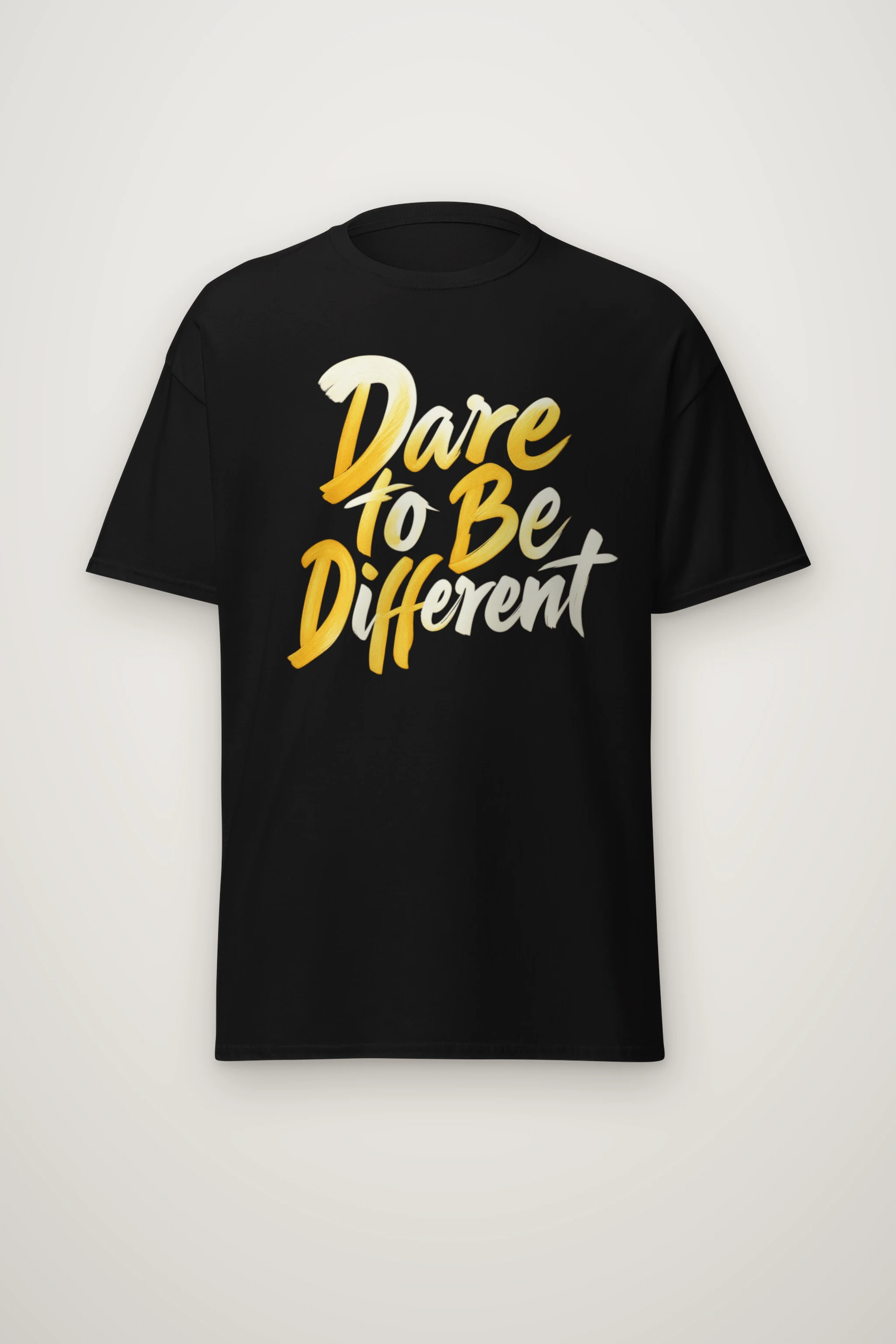 "Dare To Be Different" Heavyweight Unisex Crewneck T-shirt