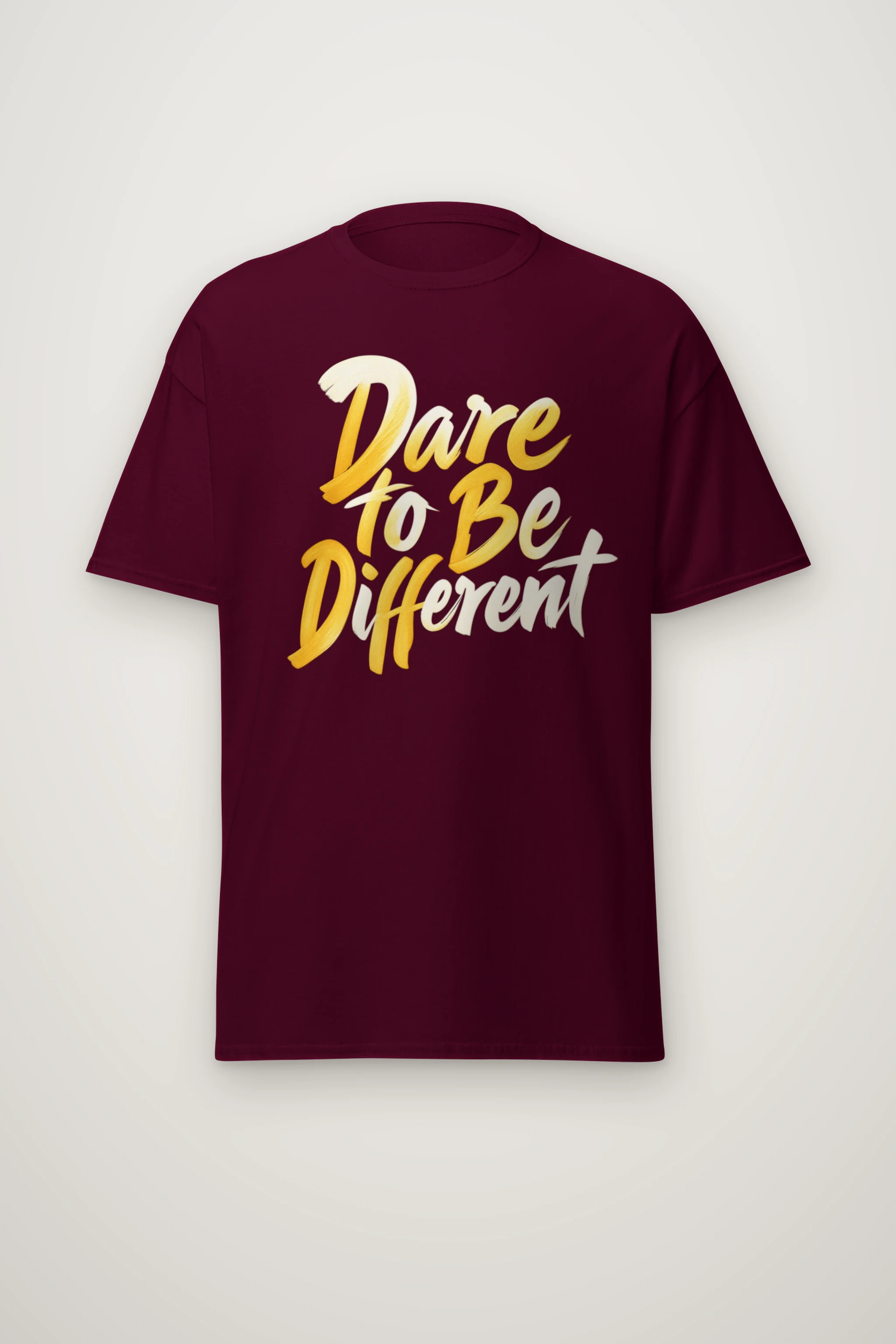 "Dare To Be Different" Heavyweight Unisex Crewneck T-shirt