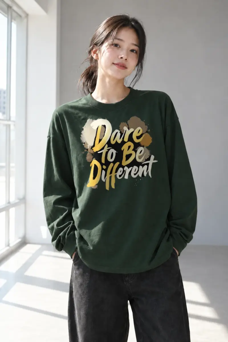 "Dare To Be Different" Unisex Longsleeve T-shirt | Gildan 2400