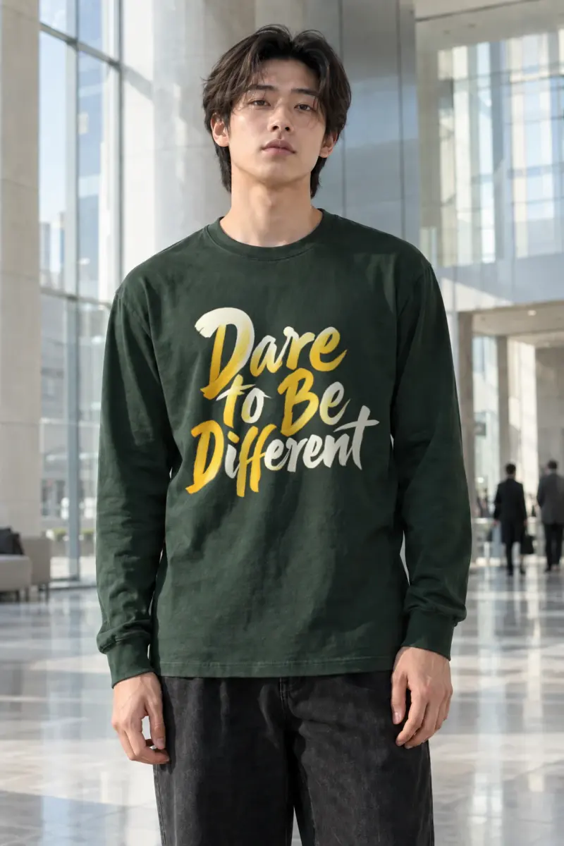 "Dare To Be Different" Unisex Longsleeve T-shirt | Gildan 2400