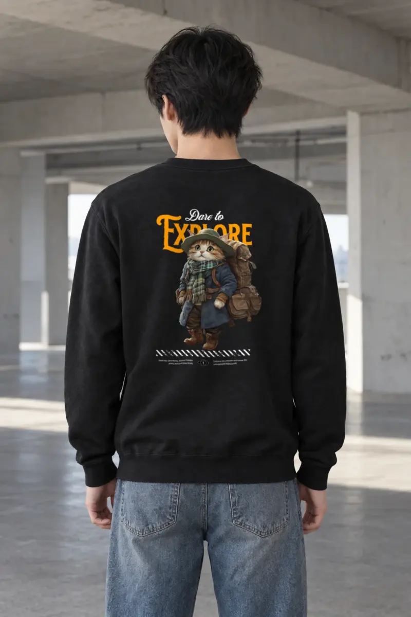 "Dare To Explore" Heavy Blend Unisex Crewneck Sweatshirt