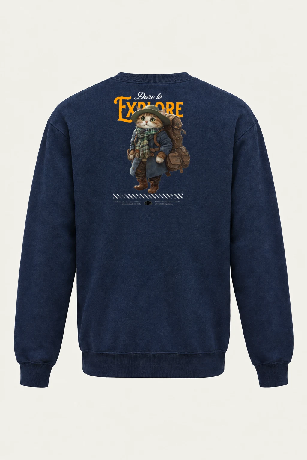 "Dare To Explore" Heavy Blend Unisex Crewneck Sweatshirt | Gildan 18000