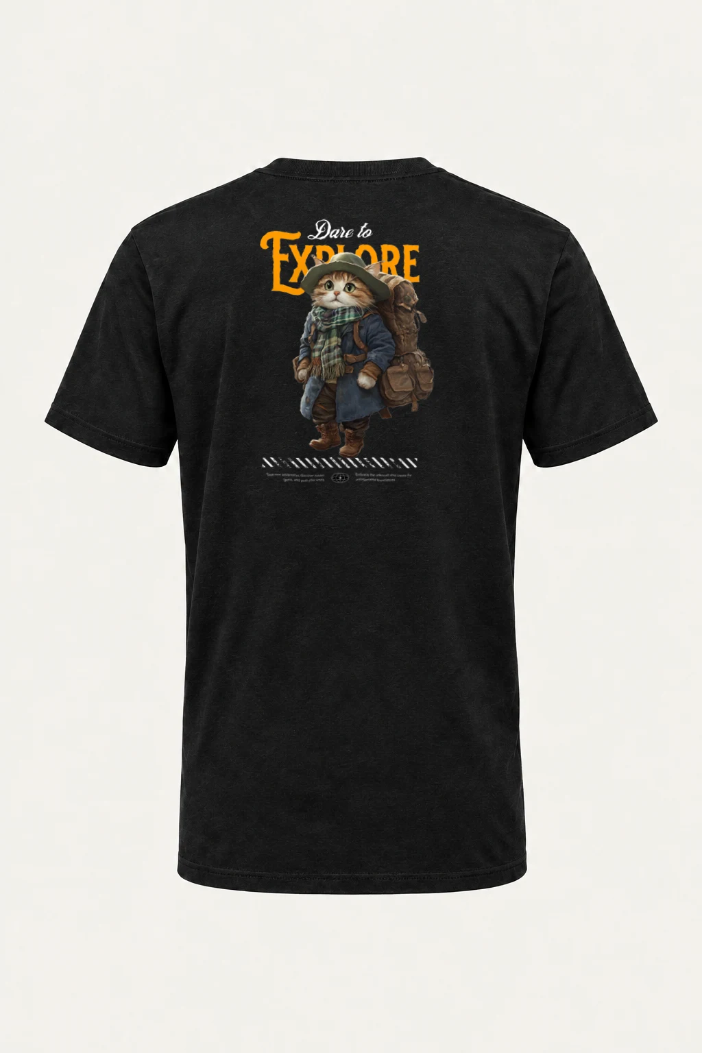 "Dare To Explore" Heavyweight Unisex Crewneck T-shirt | Gildan 5000