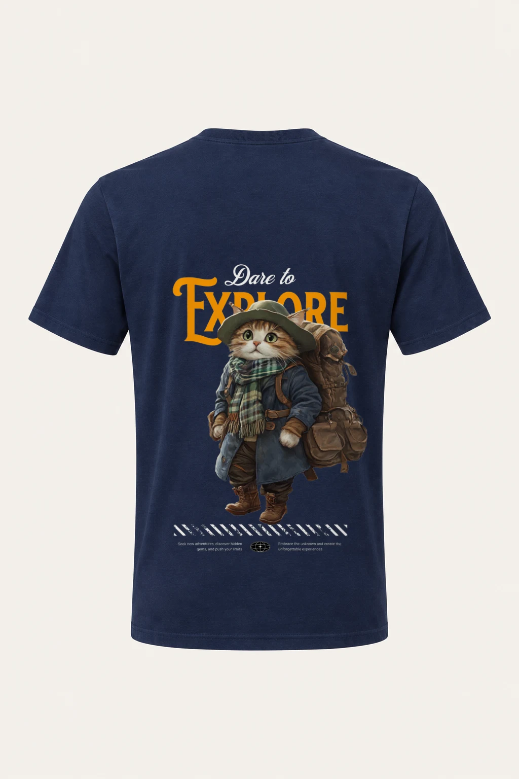 "Dare To Explore" Heavyweight Unisex Crewneck T-shirt | Gildan 5000