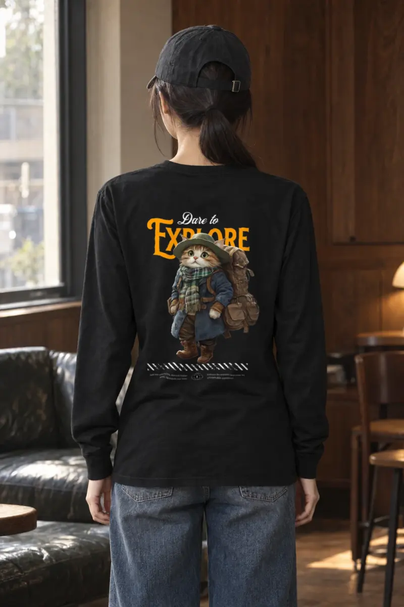 "Dare To Explore" Unisex Longsleeve T-shirt