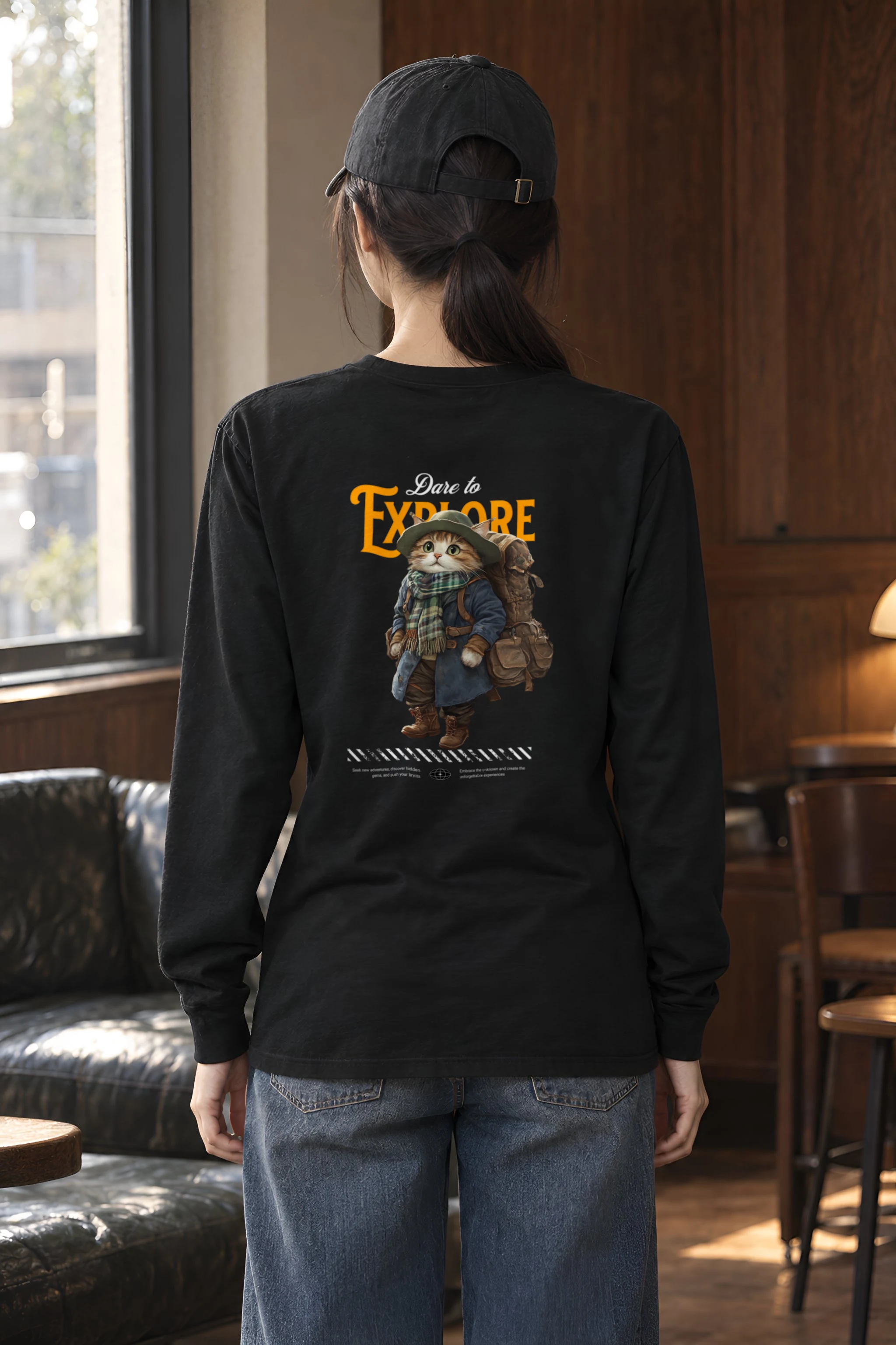 "Dare To Explore" Unisex Longsleeve T-shirt