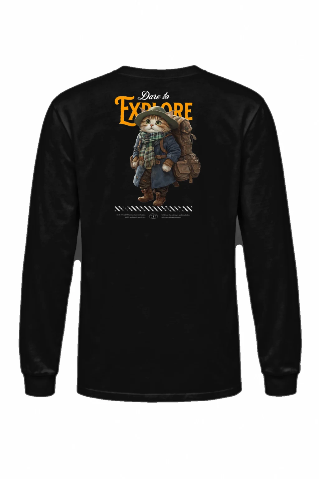 "Dare To Explore" Unisex Longsleeve T-shirt | Gildan 2400