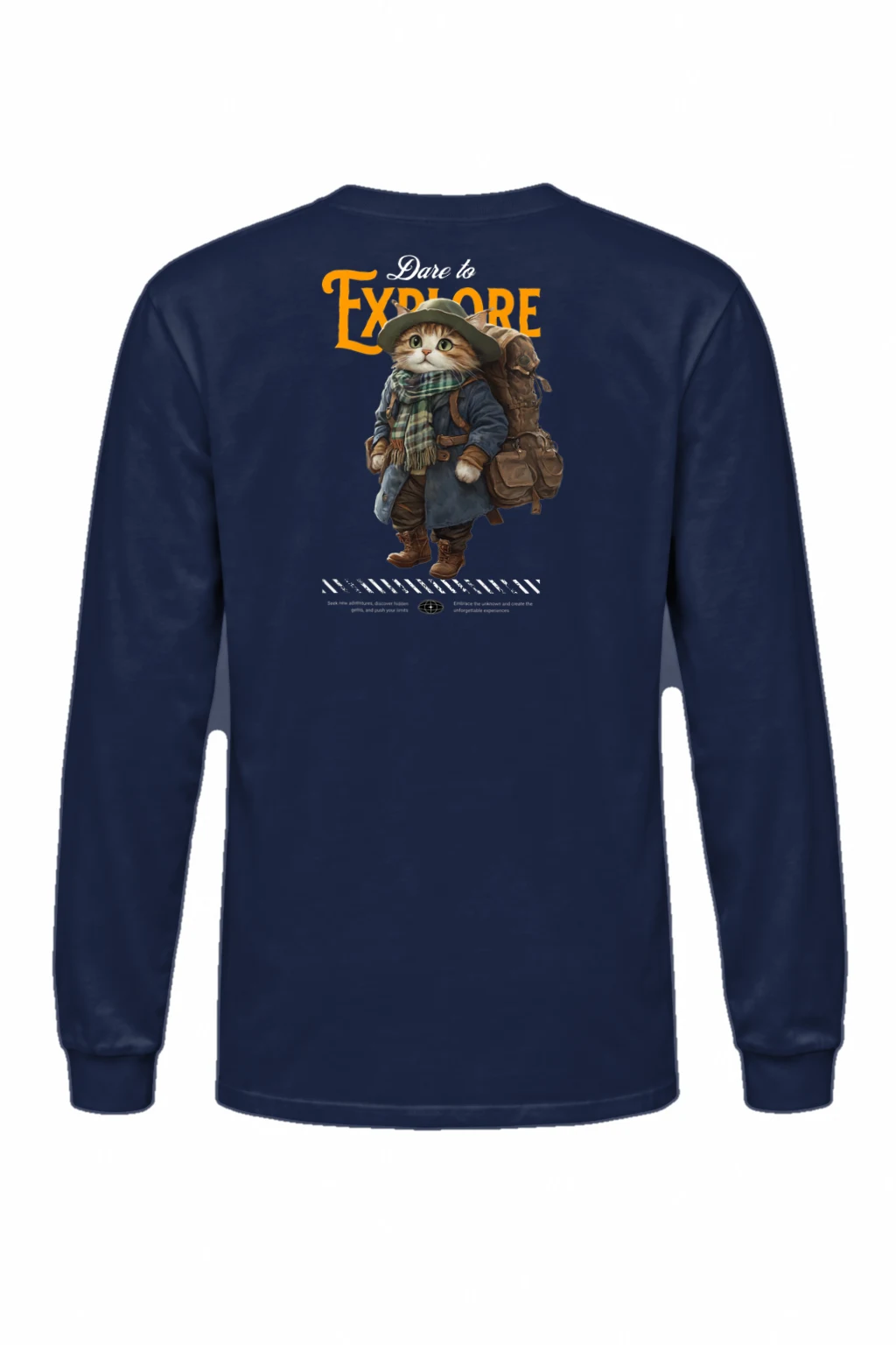 "Dare To Explore" Unisex Longsleeve T-shirt | Gildan 2400