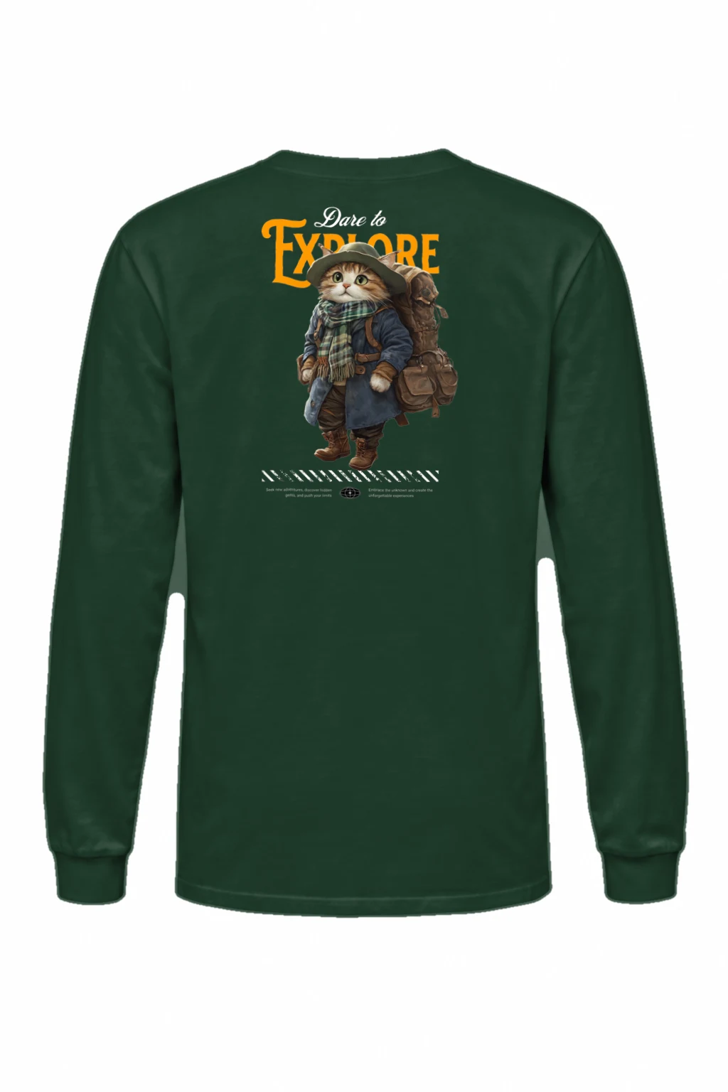 "Dare To Explore" Unisex Longsleeve T-shirt | Gildan 2400