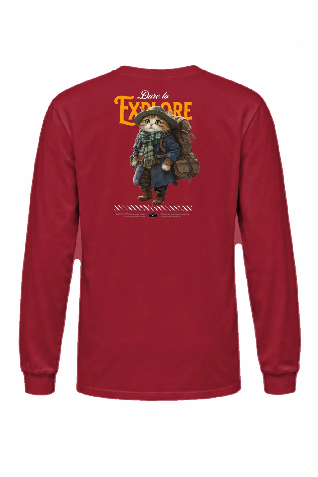 "Dare To Explore" Unisex Longsleeve T-shirt | Gildan 2400