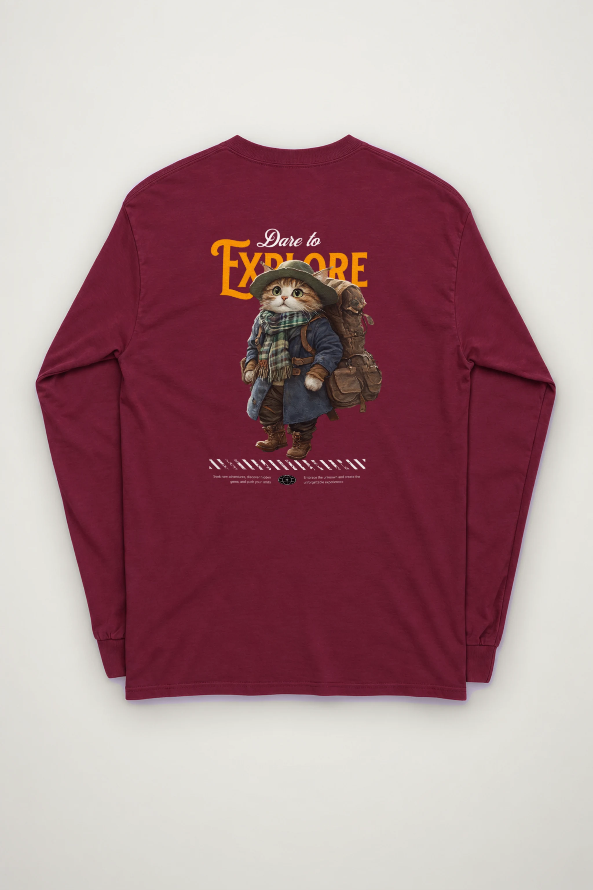 "Dare To Explore" Unisex Longsleeve T-shirt