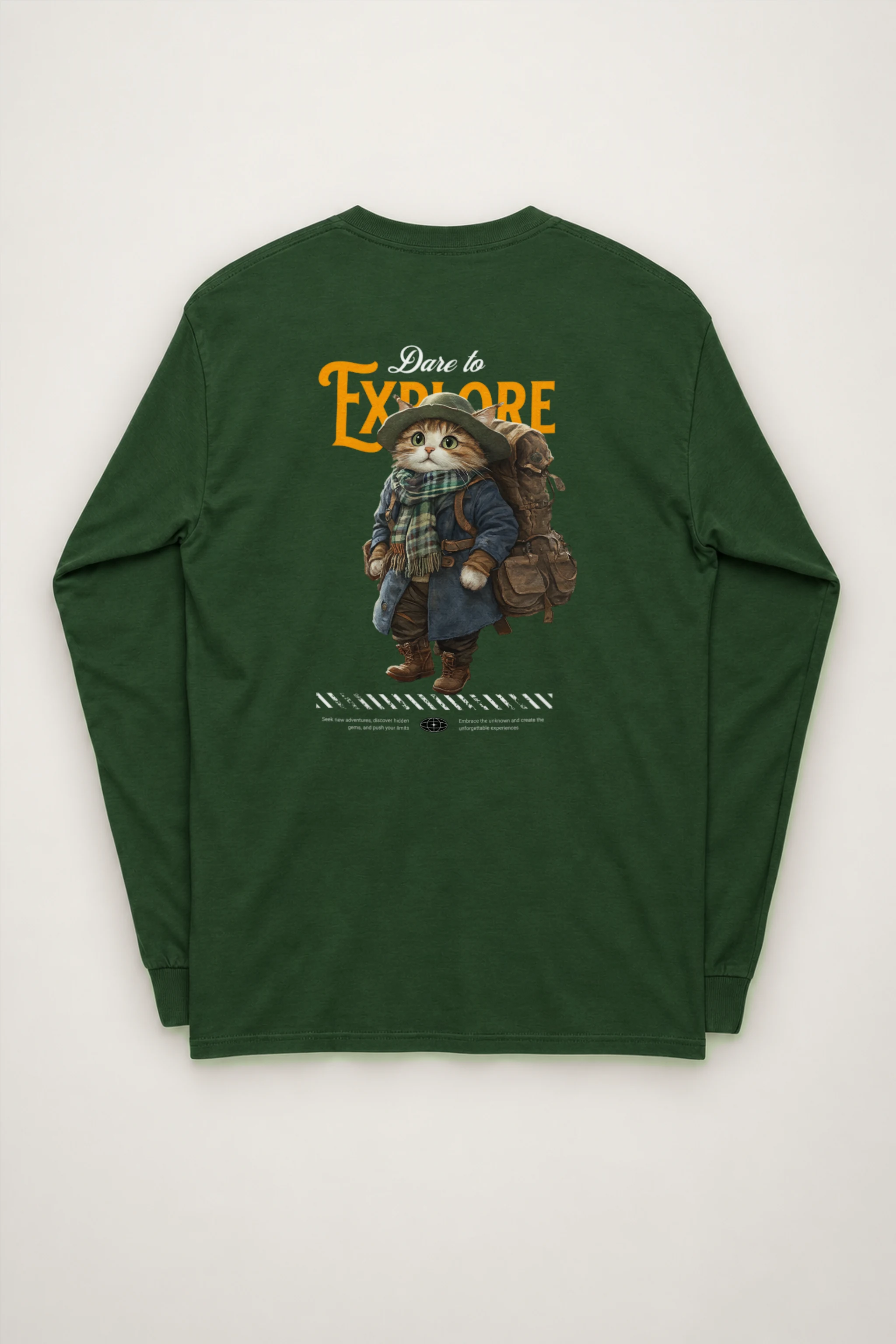 "Dare To Explore" Unisex Longsleeve T-shirt