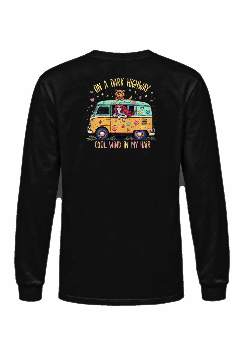 "Dark Highway Camper" Unisex Longsleeve T-shirt | Gildan 2400