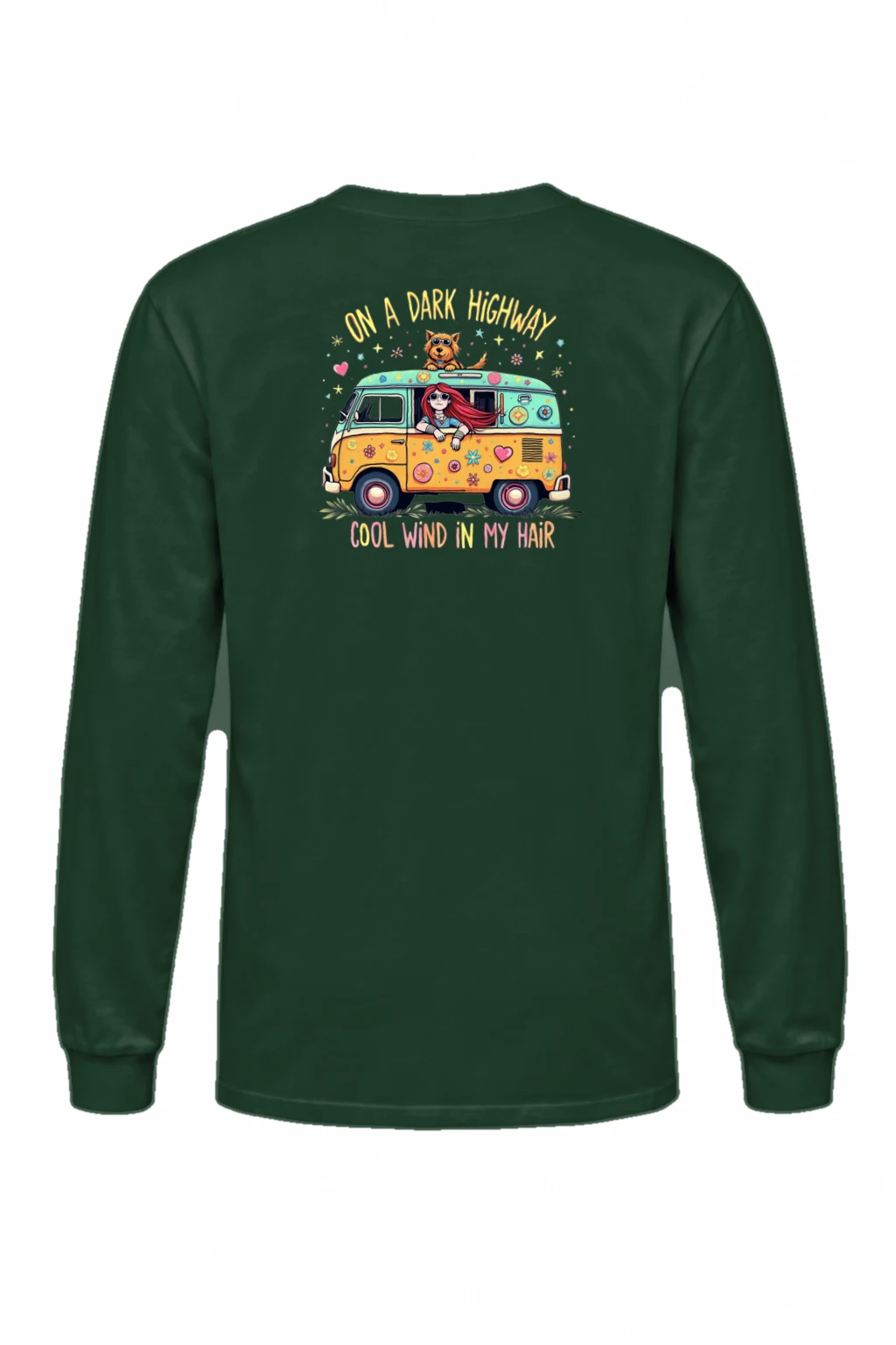 "Dark Highway Camper" Unisex Longsleeve T-shirt | Gildan 2400