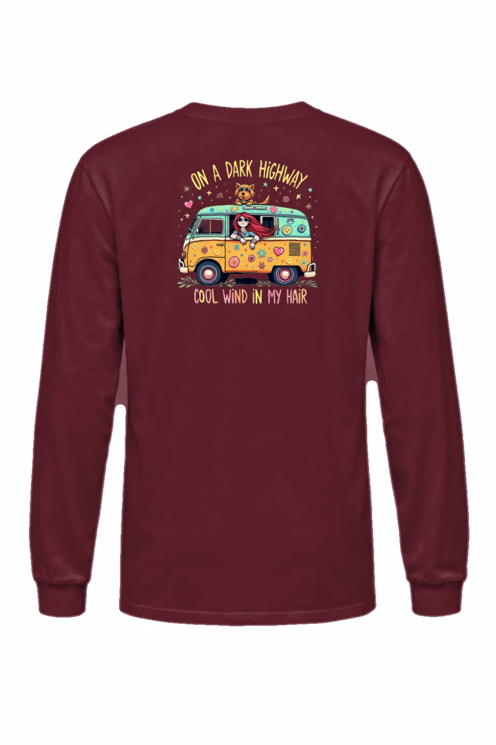 "Dark Highway Camper" Unisex Longsleeve T-shirt | Gildan 2400