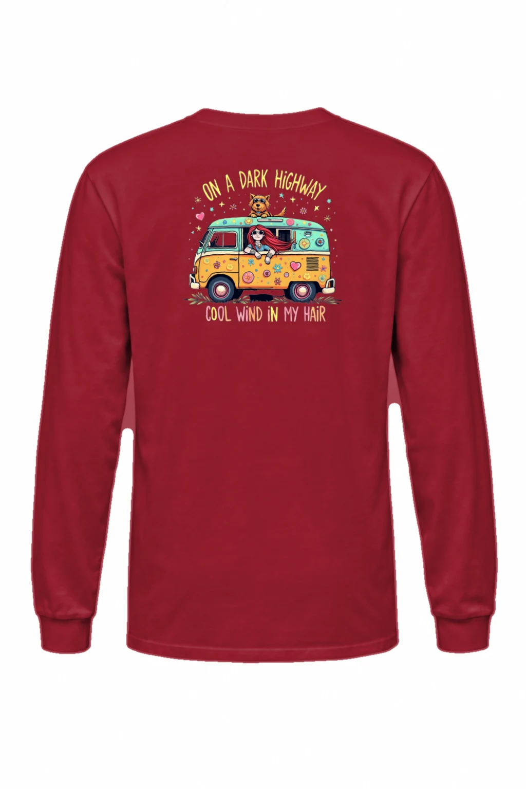 "Dark Highway Camper" Unisex Longsleeve T-shirt | Gildan 2400