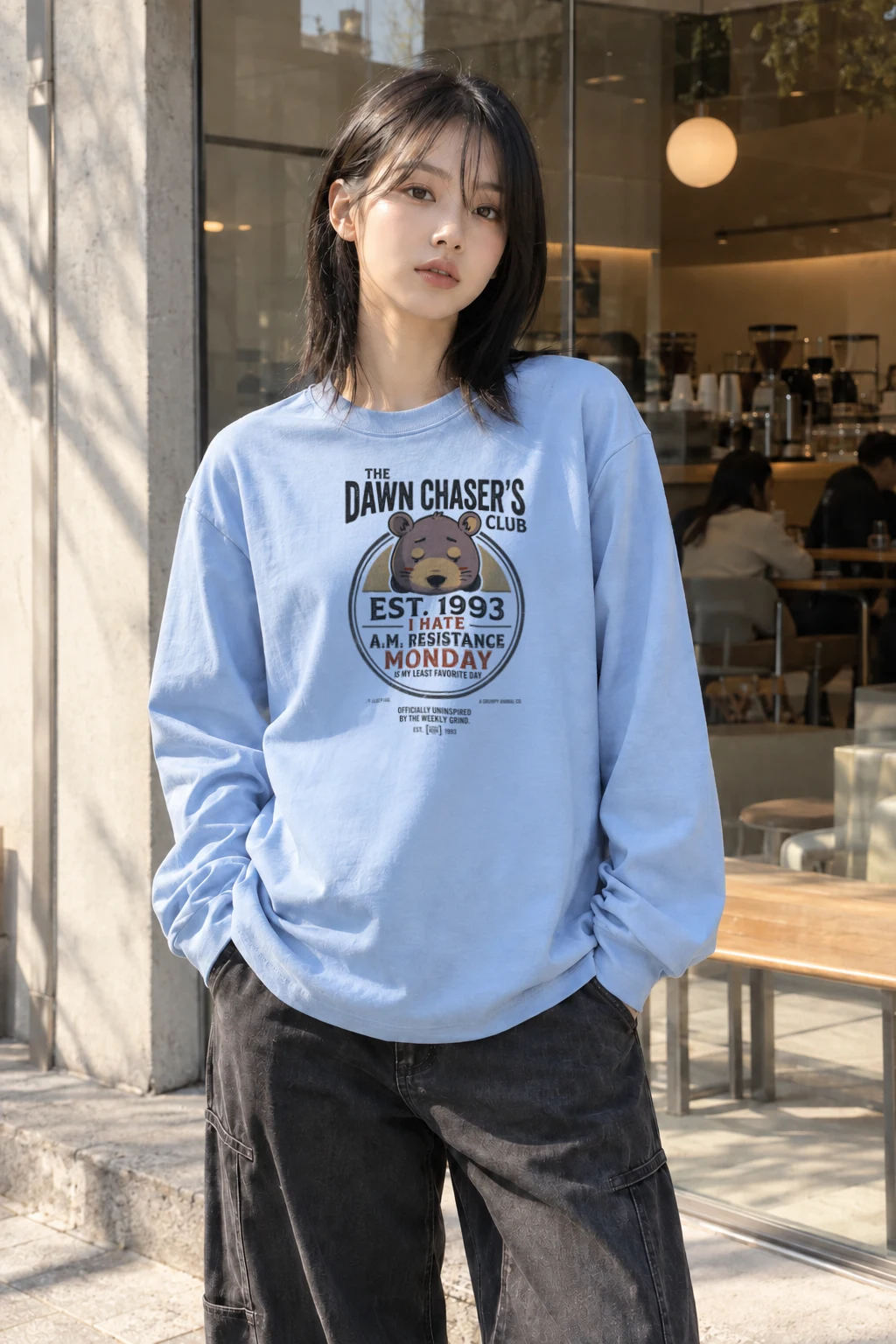 "Dawn Chaser Club" Unisex Longsleeve T-shirt | Gildan 2400