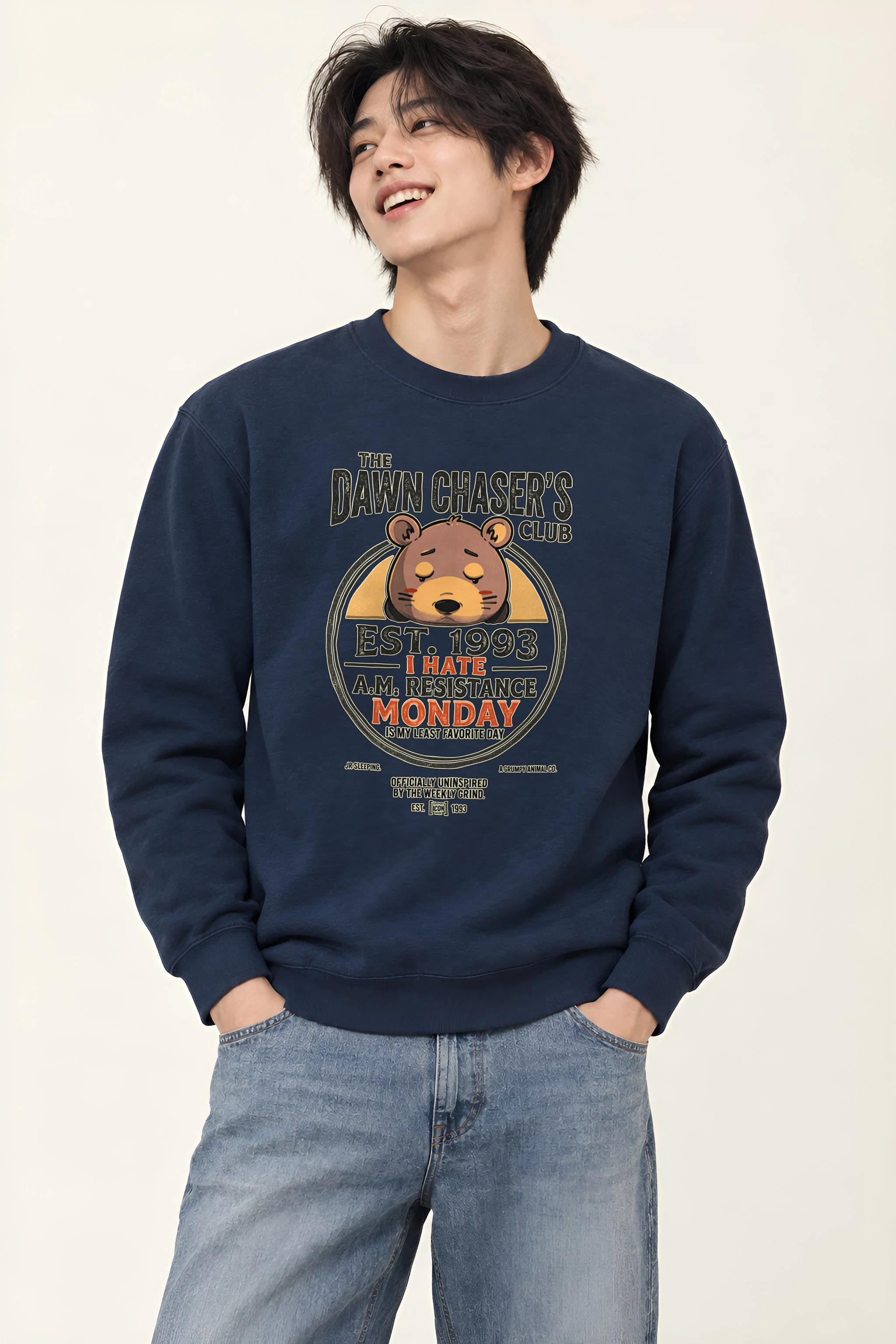 "Dawn Chaser's Club" Heavy Blend Unisex Crewneck Sweatshirt