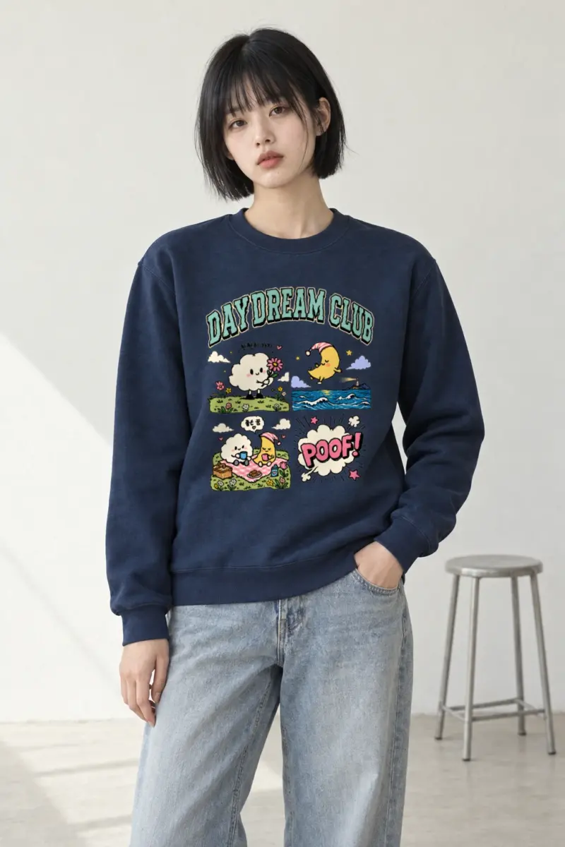 "Day Dream Club" Heavy Blend Unisex Crewneck Sweatshirt