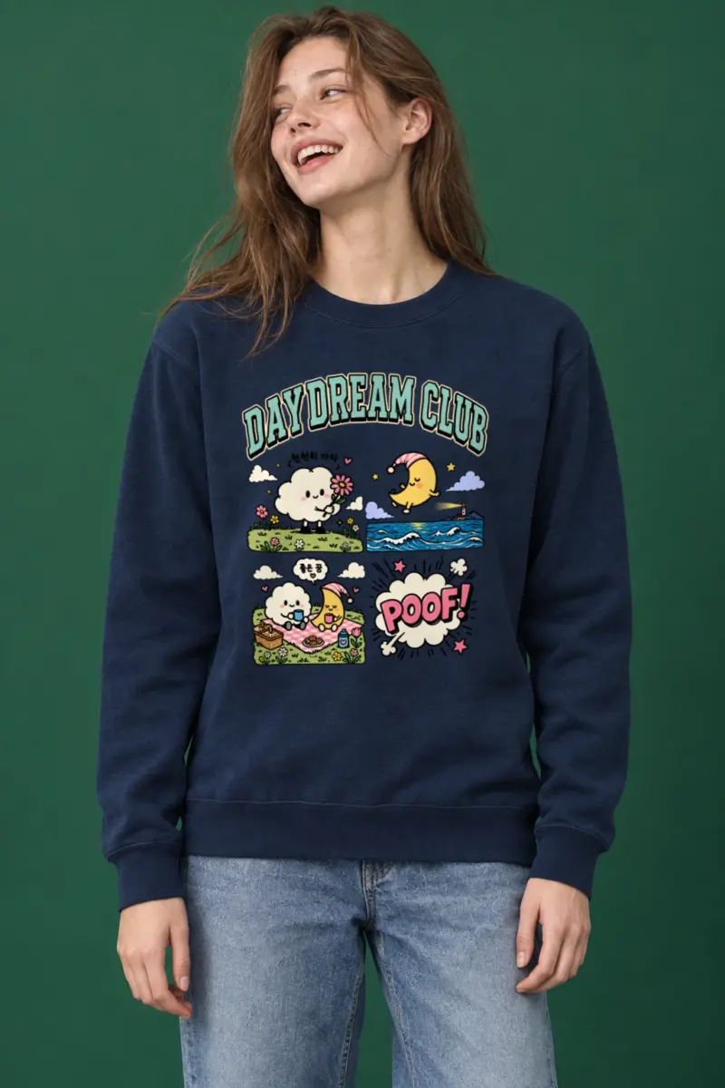 "Day Dream Club" Heavy Blend Unisex Crewneck Sweatshirt