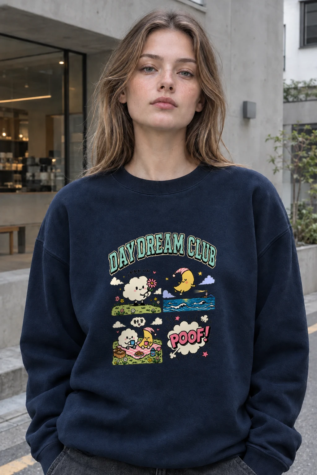 "Day Dream Club" Heavy Blend Unisex Crewneck Sweatshirt | Gildan 18000