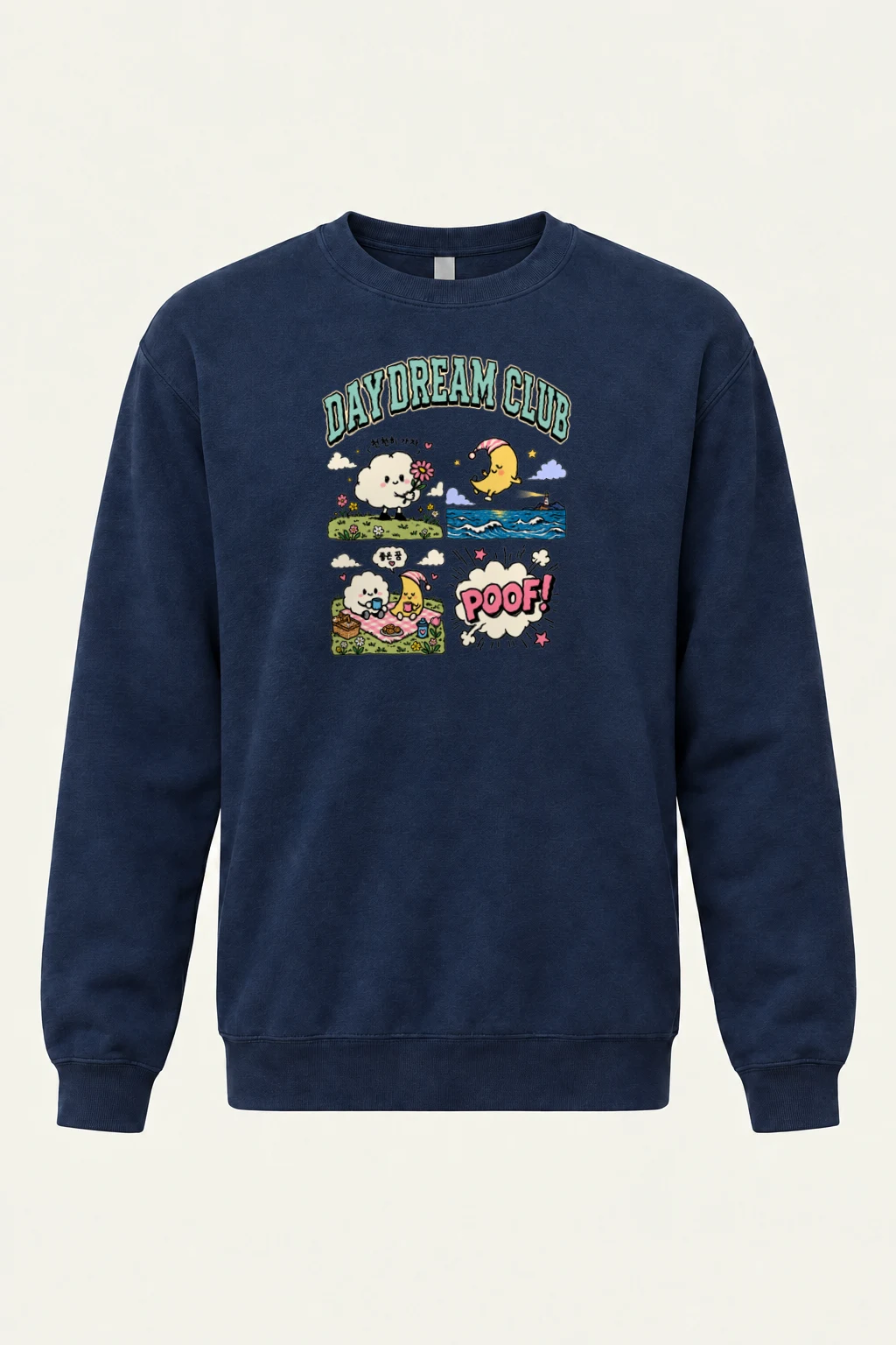 "Day Dream Club" Heavy Blend Unisex Crewneck Sweatshirt | Gildan 18000
