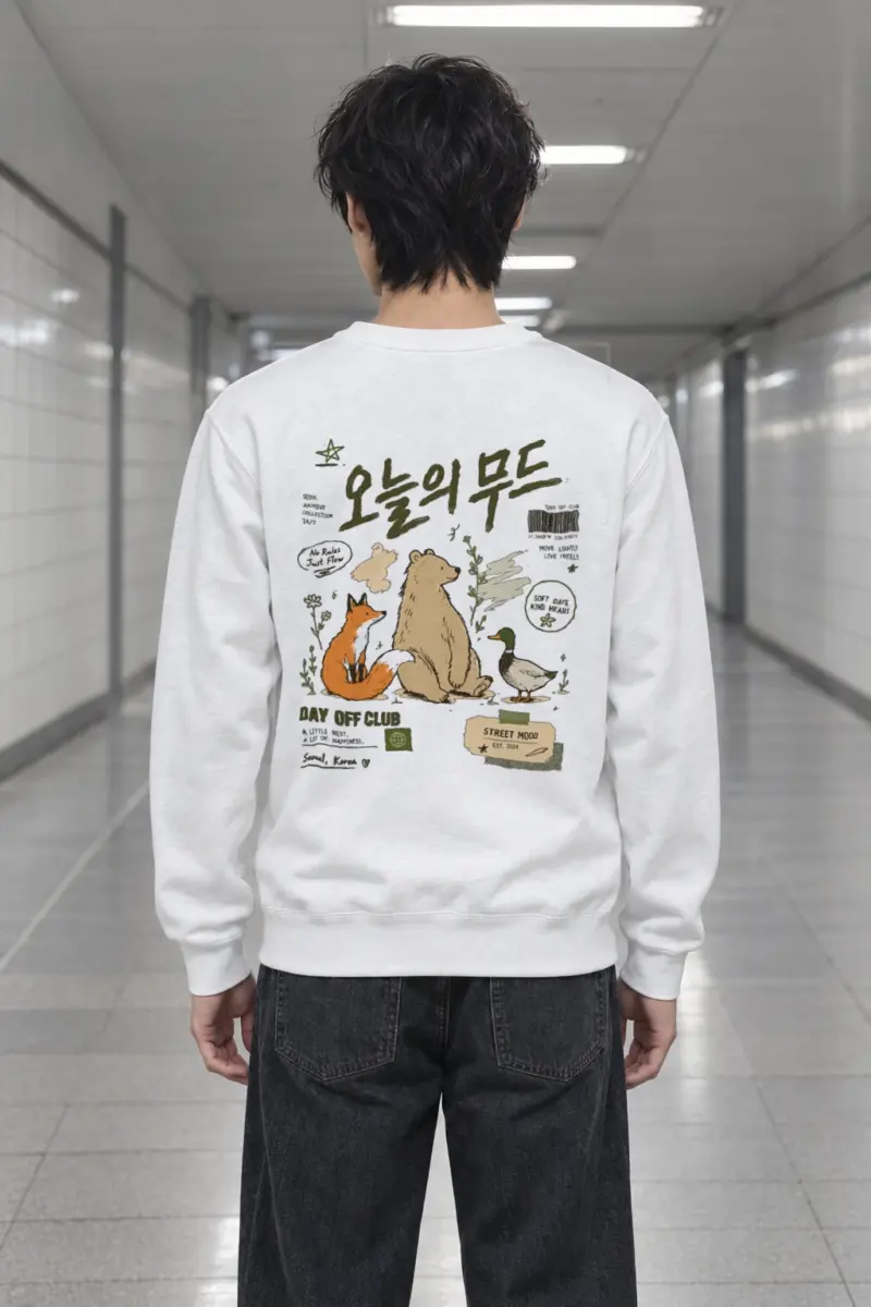 "Day Off Club" Heavy Blend Unisex Crewneck Sweatshirt