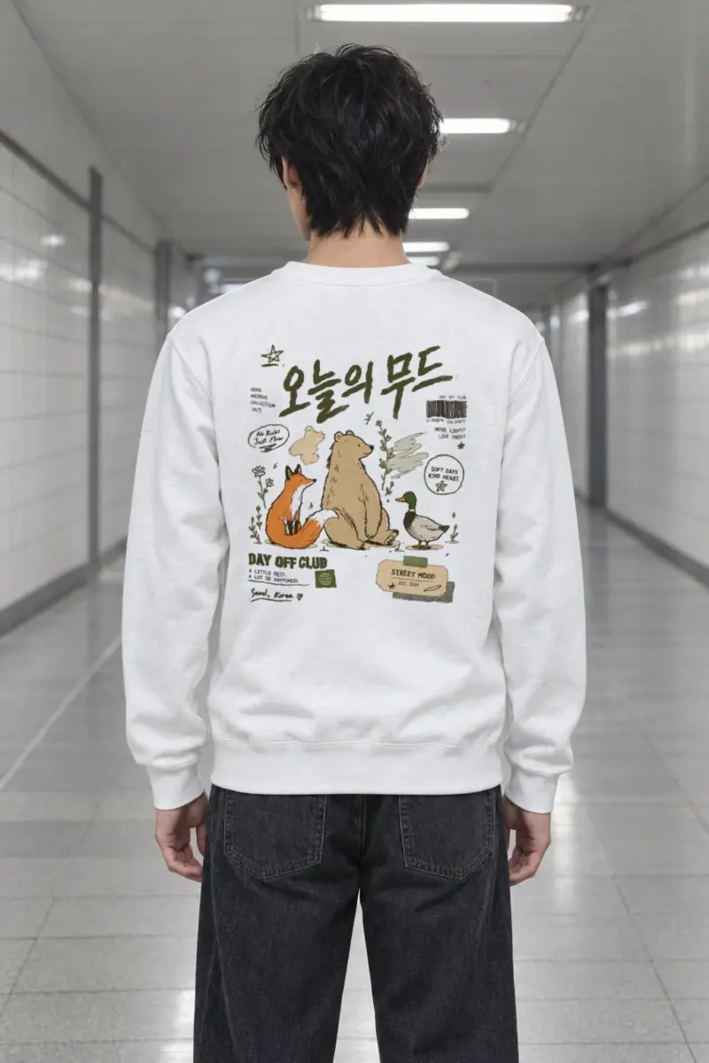"Day Off Club" Heavy Blend Unisex Crewneck Sweatshirt